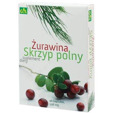 Żurawina + skrzyp polny 48 kaps.