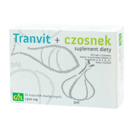 Tranvit + Czosnek 80 kaps.