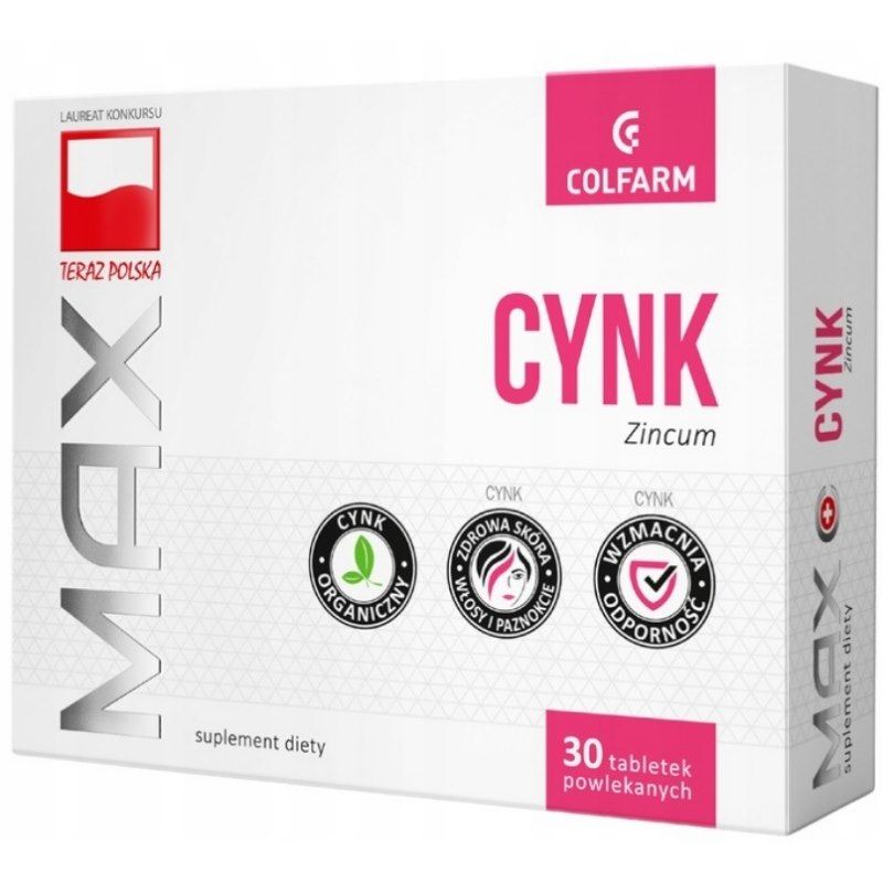 MAX Cynk 10mg 30 tabl.