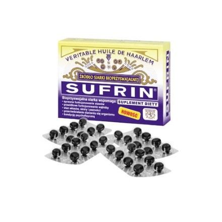 SUFRIN bioprzyswajalna siarka 60 kaps.