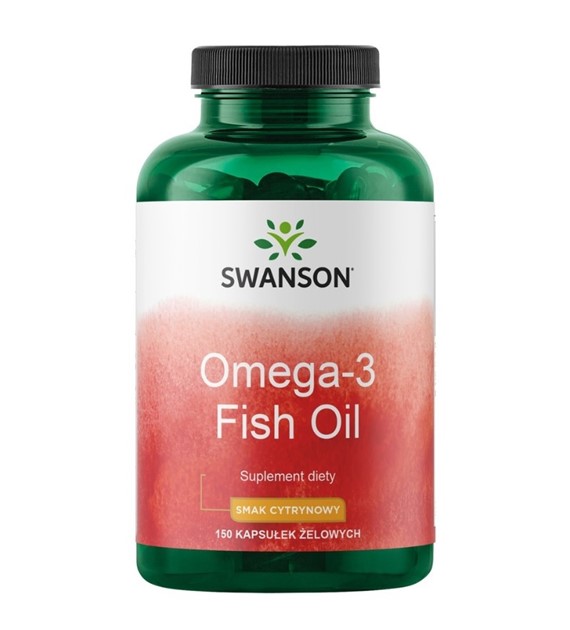 Omega-3 smak cytrynowy 150 kaps.