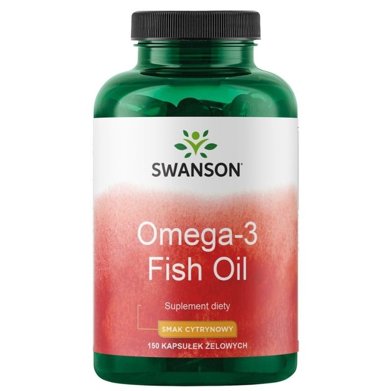 Omega-3 smak cytrynowy 150 kaps.
