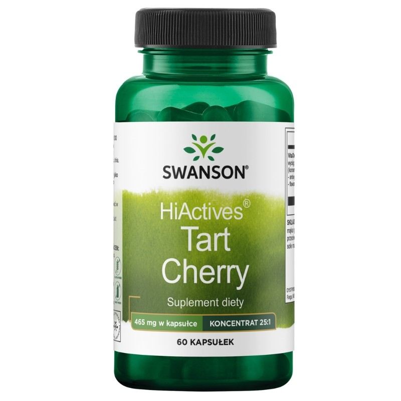 HiActives Tart Cherry 465mg 60 kaps.