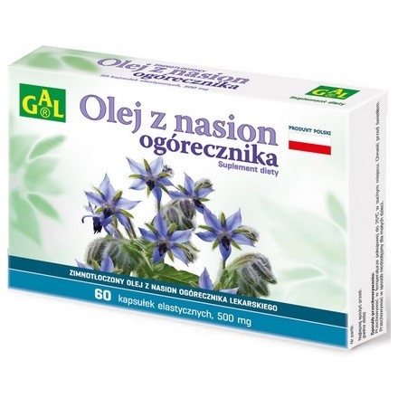 Olej z nasion ogórecznika 60 kaps.