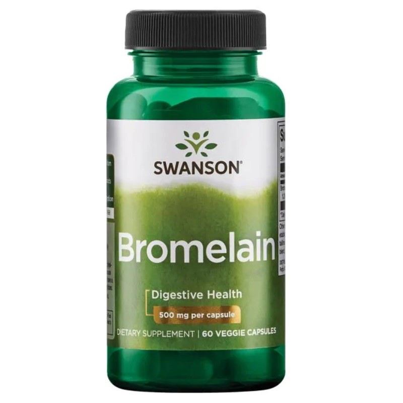 Bromelina - maksymalna moc 500mg 60 kaps.