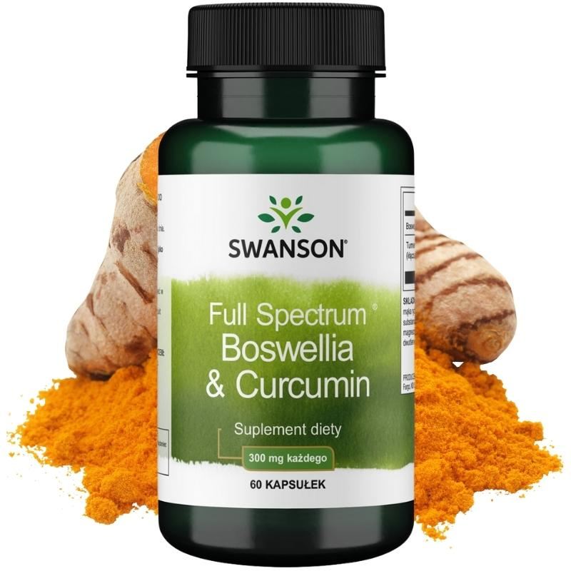 Full Spectrum Boswellia & Curcumin 300mg/300mg 60 kaps.