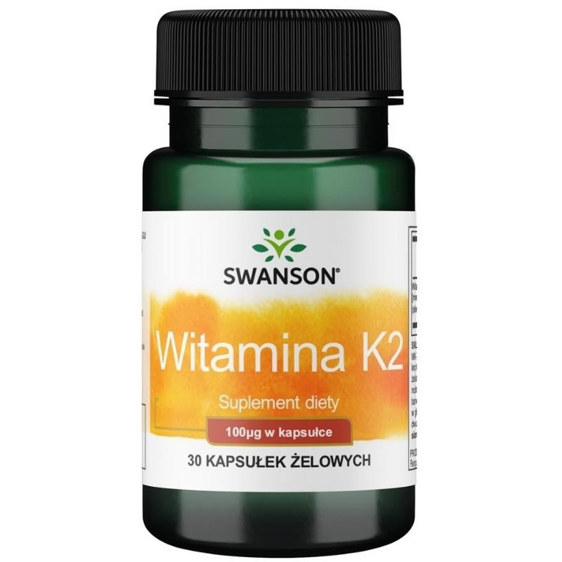 Witamina K2 naturalna 100µg 30 kaps.