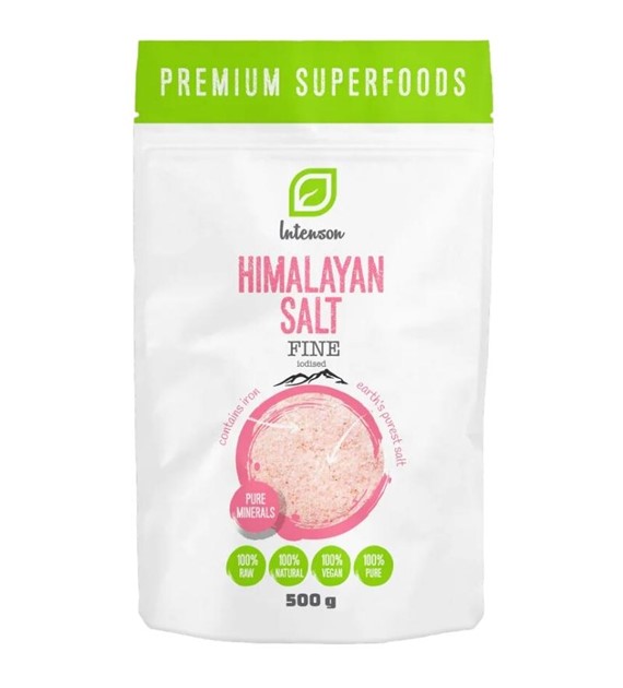 Sól Himalajska różowa drobna jodowana 500g