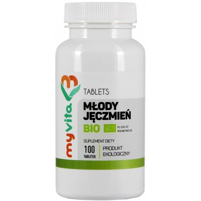 Młody jęczmień 495mg BIO 100 tabl.