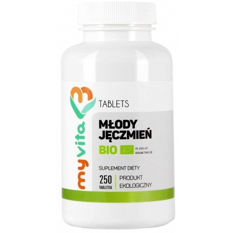Młody jęczmień 495mg BIO 250 tabl.