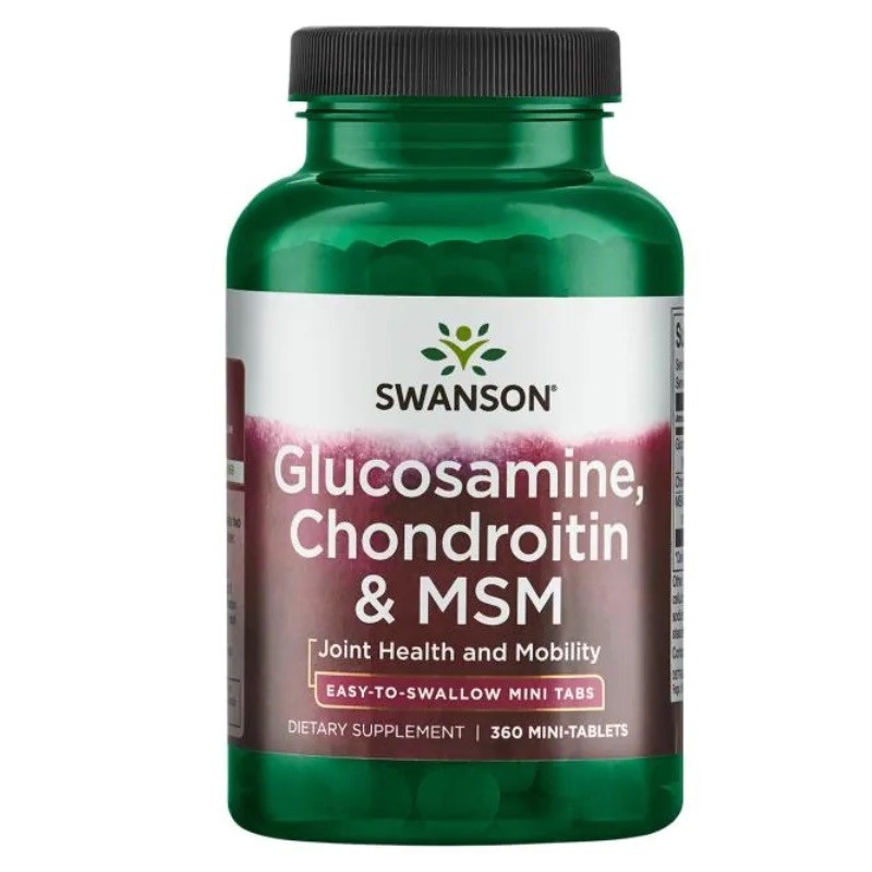 Glukozamina,Chondroityna,MSM 125/100/50 360 tabl.