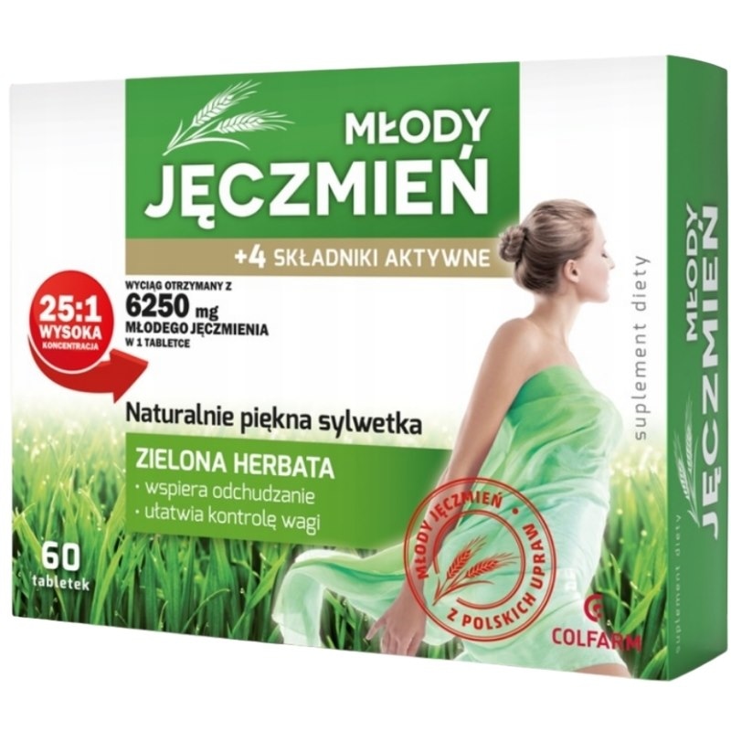Młody jęczmień 60 tabl.