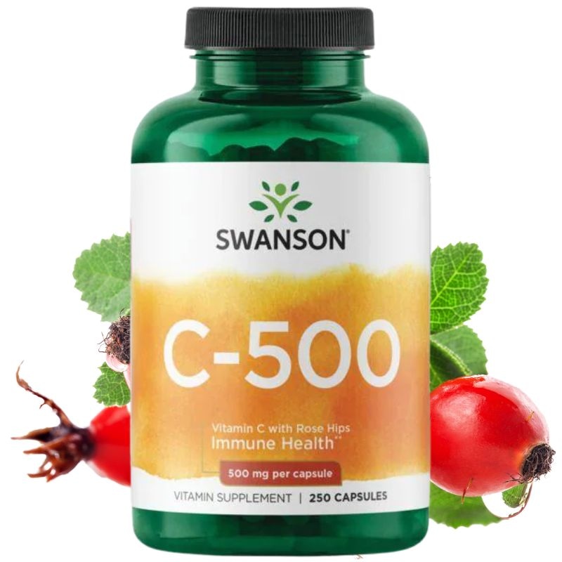 Witamina C500 + Dzika Róża 250 kaps.