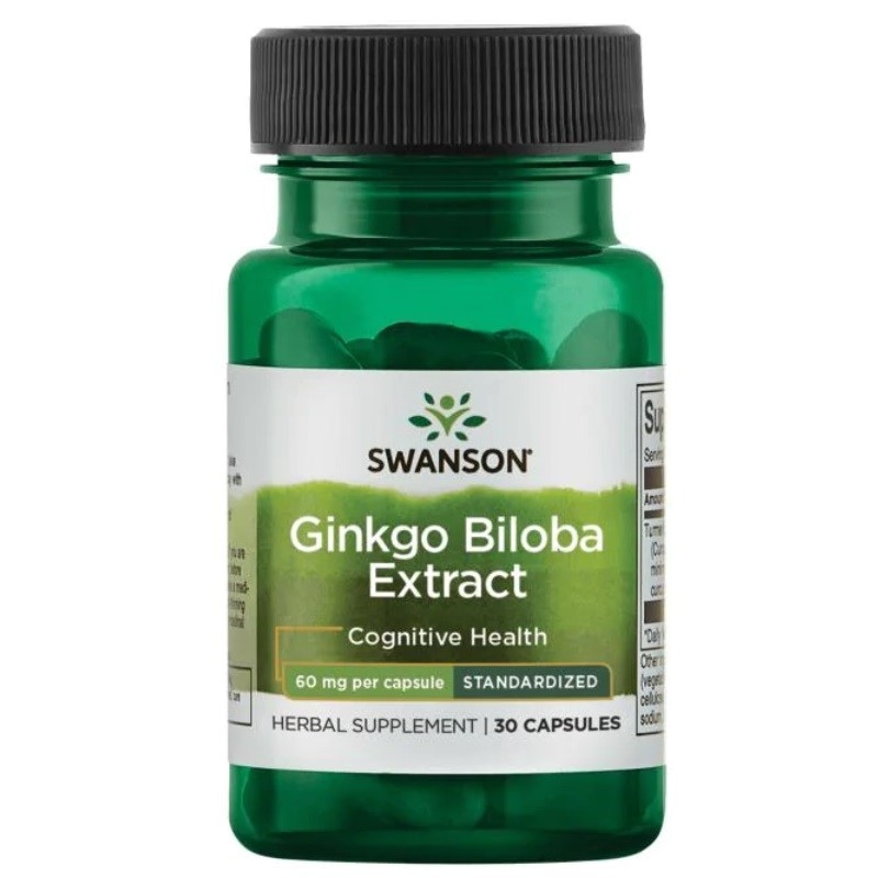 Ginkgo Biloba 24% ekstrakt 60mg 30 kaps.