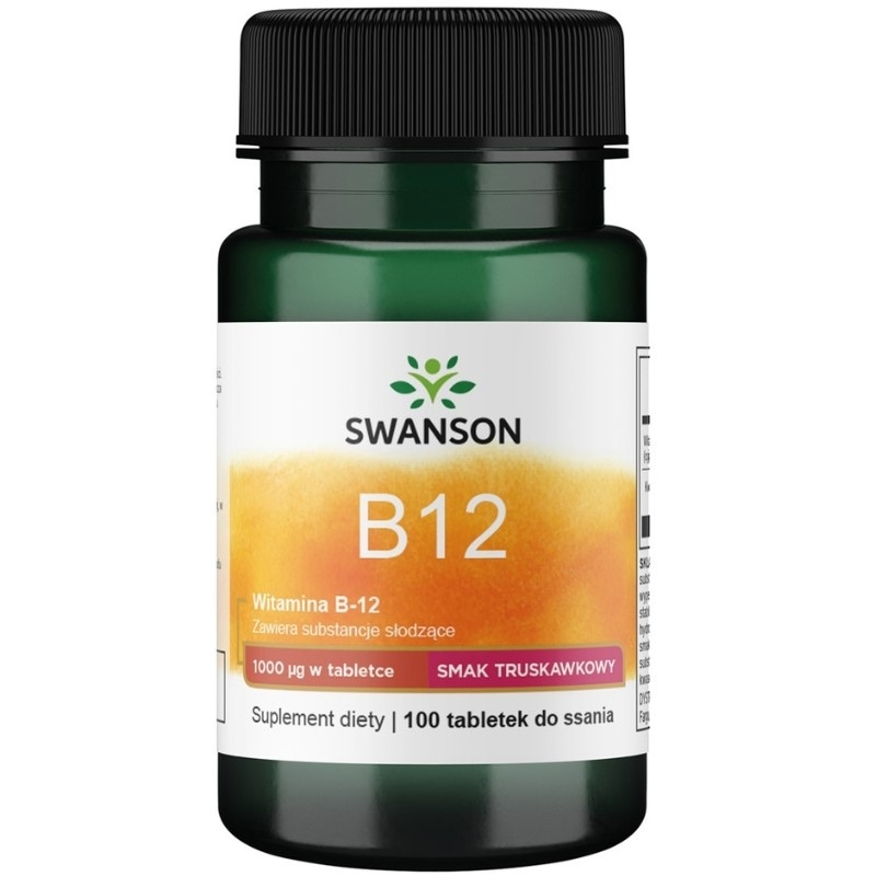 Witamina B-12 1000 ug 100 tabletek do ssania