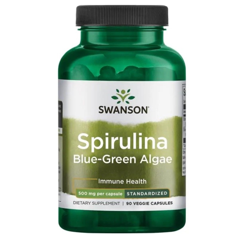 Spirulina standaryzowana 500mg 90 kaps.
