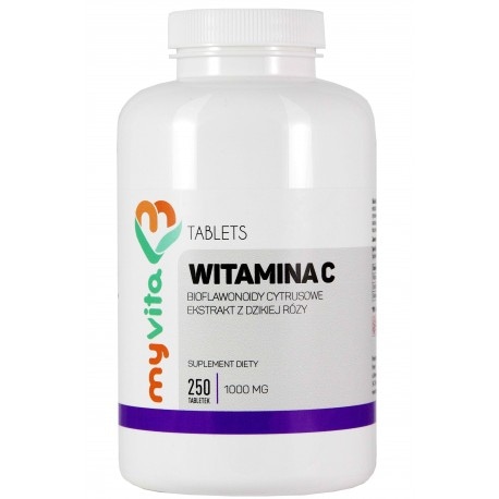 Witamina C 1000mg + bioflawonoidy + Dzika Róża 250 tabl.