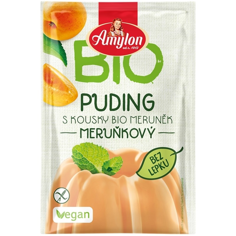 Budyń morelowy bezglutenowy BIO 40g