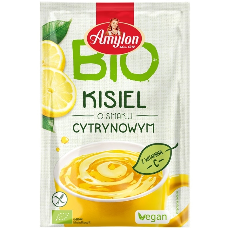 Kisiel cytrynowy bezglutenowy z witaminą C BIO 30g