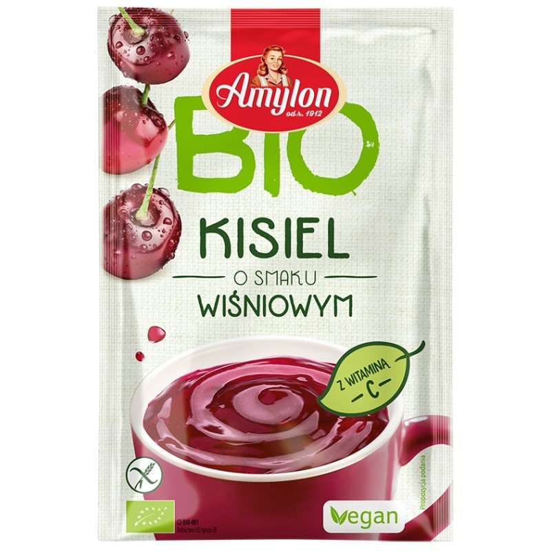Kisiel wiśniowy bezglutenowy BIO 30g