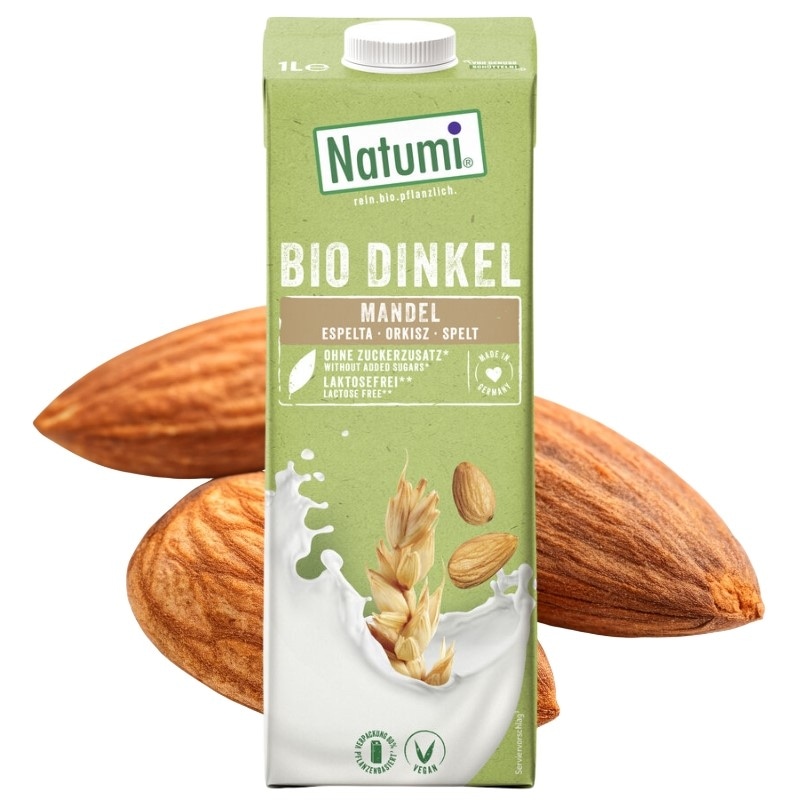 Napój orkiszowo-migdałowy bez dodatków cukrów BIO 1L