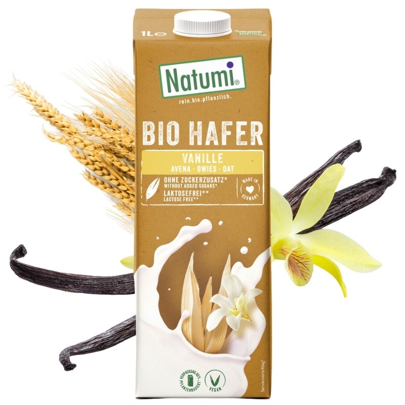 Napój owsiano-waniliowy bez dodatków cukrów BIO 1L