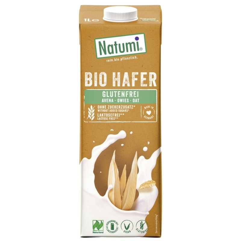 Napój owsiany bezglutenowy bez dodatków cukrów BIO 1L