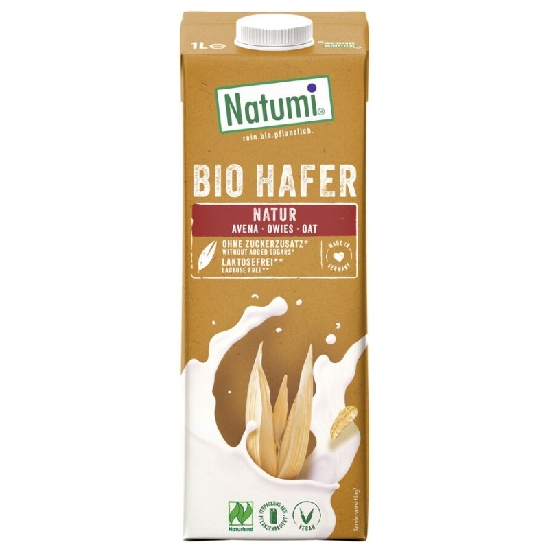 Napój owsiany bez dodatków cukrów BIO 1L