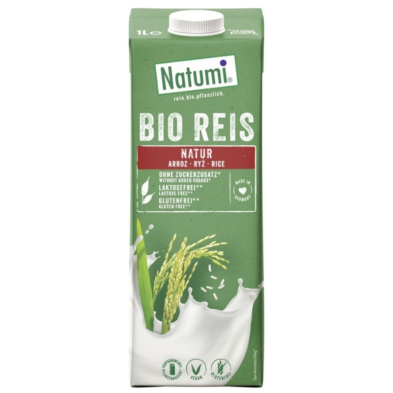 Napój ryżowy bez dodatku cukrów bezglutenowy BIO 1L