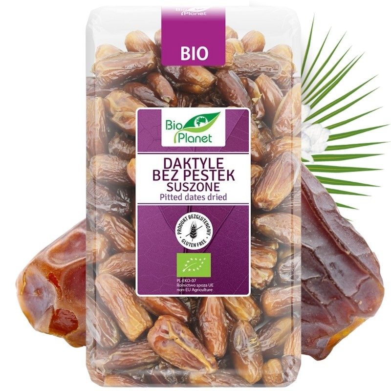 Bio Planet Daktyle bez pestek suszone BIO 1kg