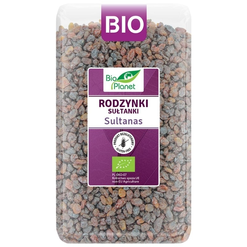 Bio Planet Rodzynki Sułtanki BIO 1kg