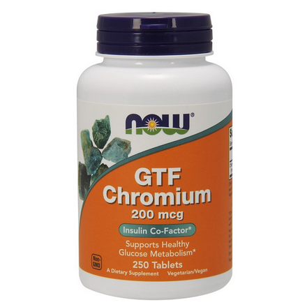 GTF Chromium 200µg 250 tabl.