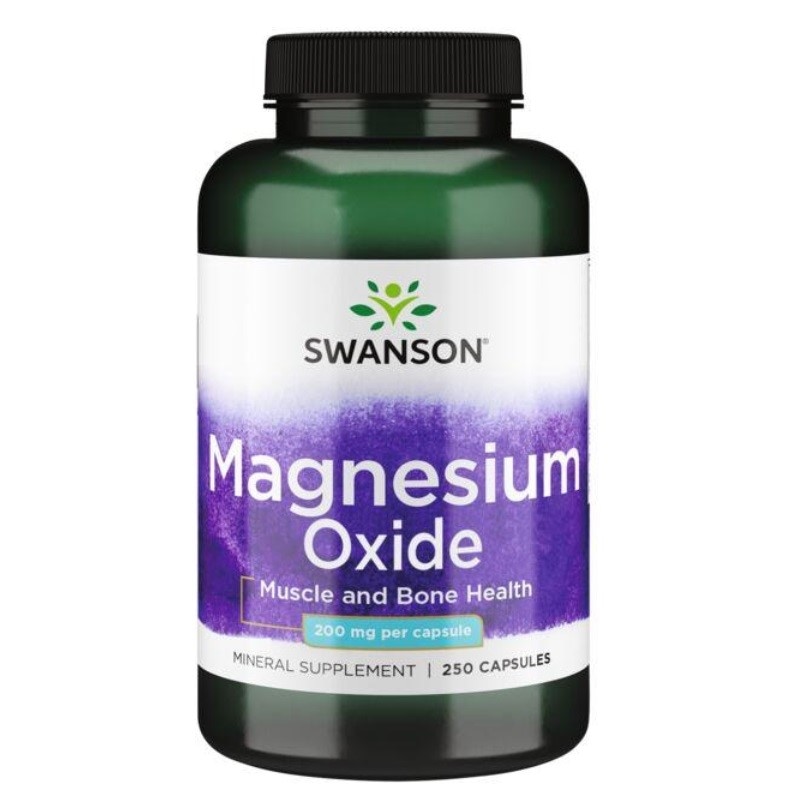 Magnez (tlenek) 200mg 250 kaps.