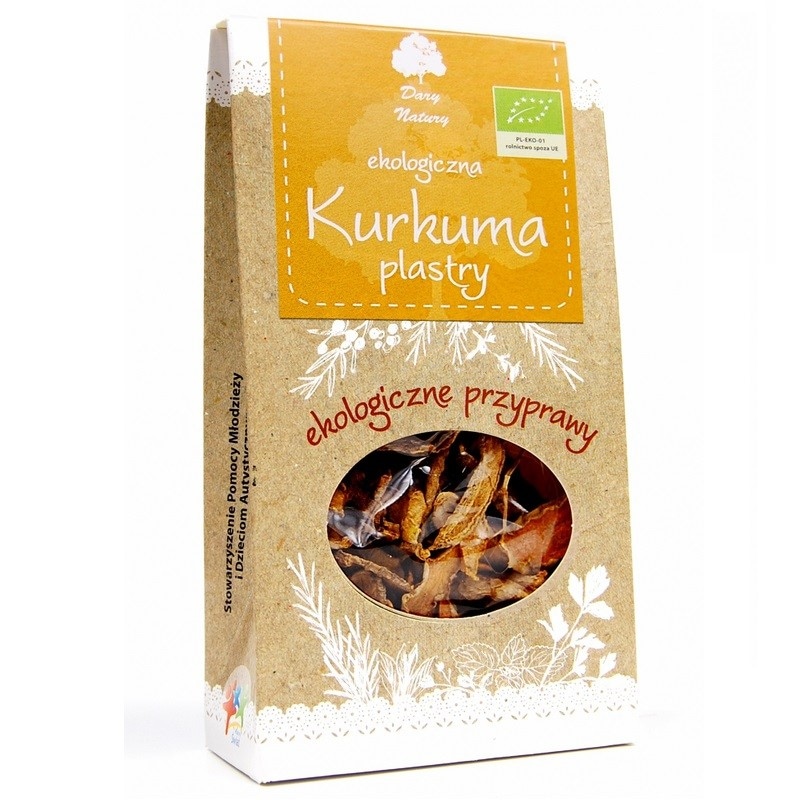 Kurkuma plastry BIO 30g