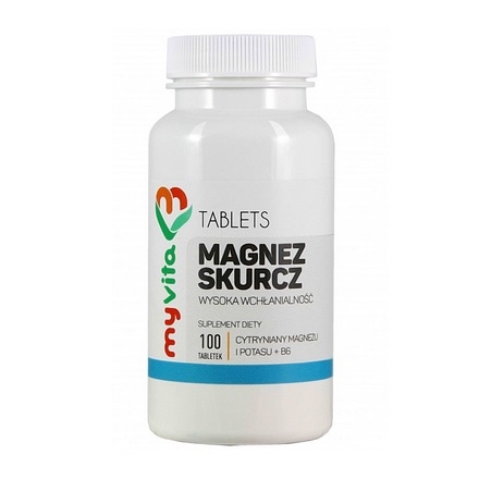 Magnez skurcz 100 tabl.