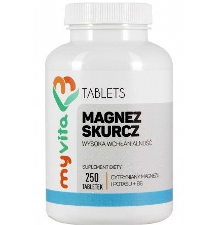Magnez skurcz 250 tabl.