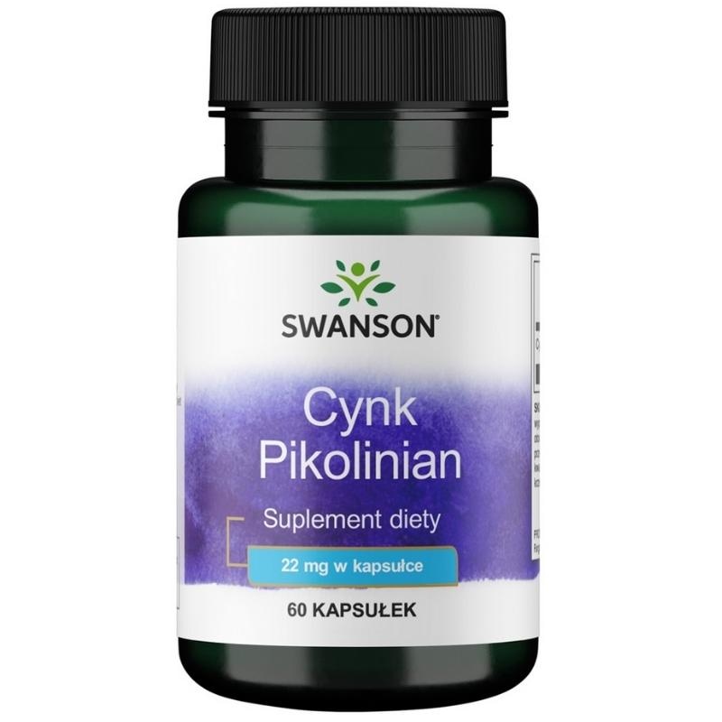 Cynk (pikolinian) 22mg 60 kaps.