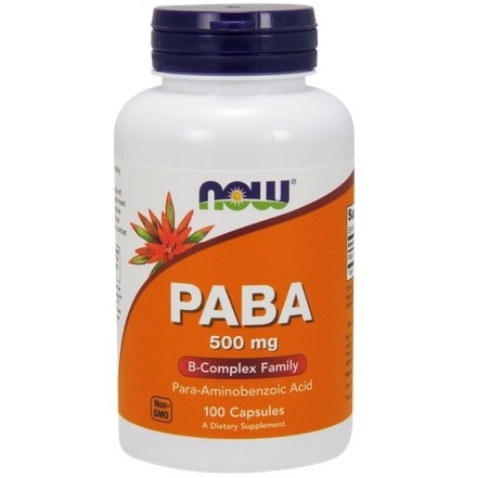 PABA (Kwas p-aminobenzoesowy) 500mg 100 kaps.