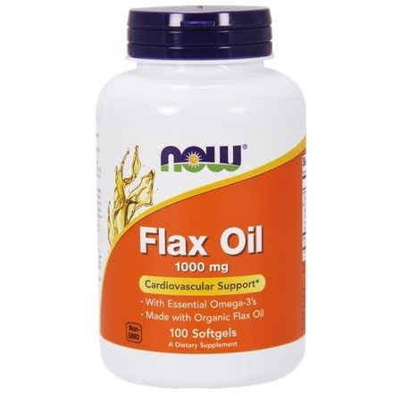 Flax Oil (Olej lniany) 1000mg 100 kaps.