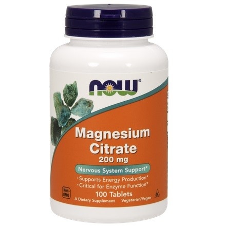 Magnesium Citrate (Cytrynian Magnezu) 200mg 100 tabl.