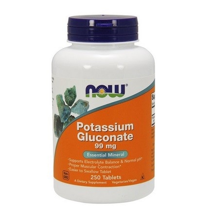 Potassium Gluconate (Glukonian potasu) 99mg 250 tabl.