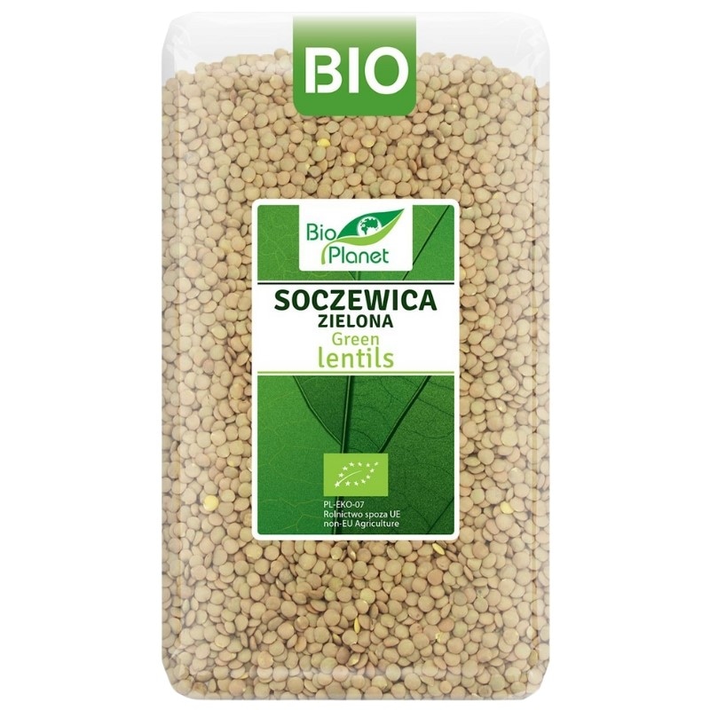 Bio Planet Soczewica zielona BIO 1kg