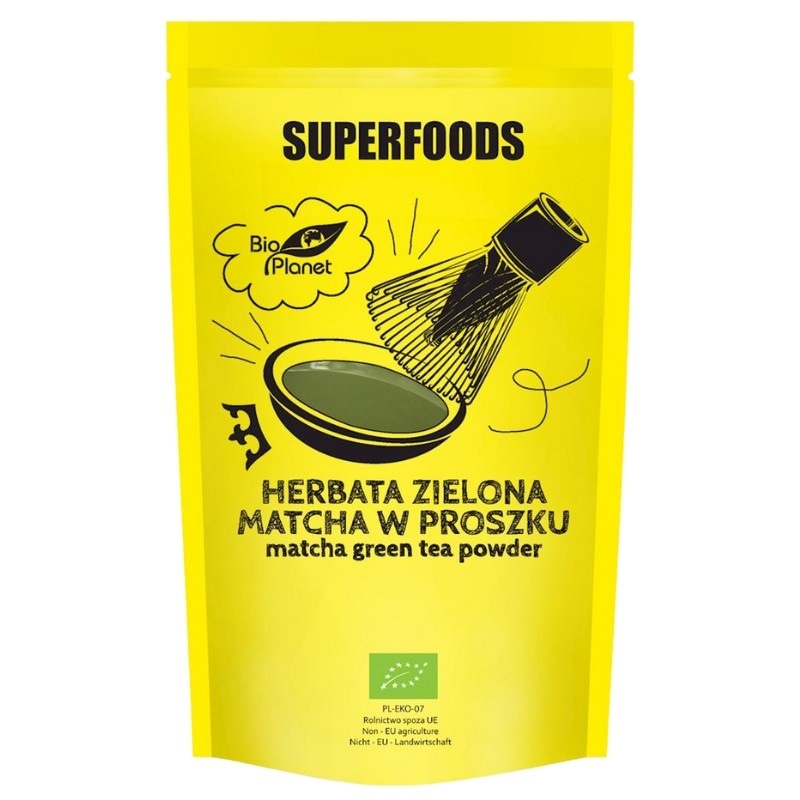 Bio Planet Herbata Zielona Matcha w proszku BIO 100g