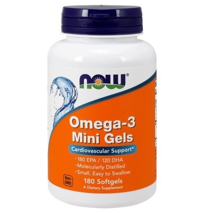 Omega-3 mini gels 180 kaps.