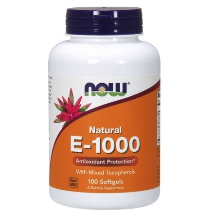 Witamina E-1000 Naturalna (Mix Tokoferoli) 100 kaps.