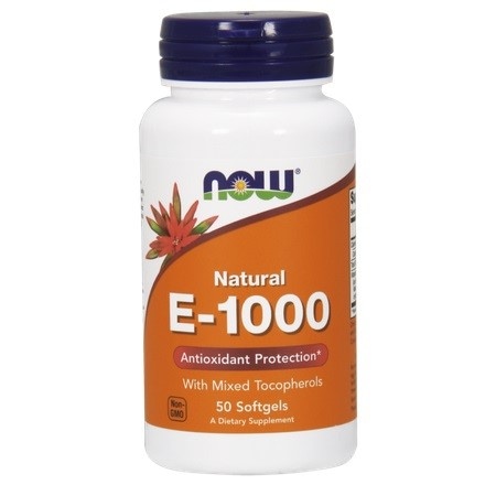 Witamina E-1000 Naturalna (Mix Tokoferoli) 50 kaps.