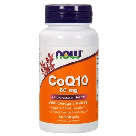 Koenzym Q10 60mg & Omega-3 60 kaps.