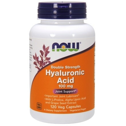 Hyaluronic Acid 100mg + Antyoksydanty 120 kaps.