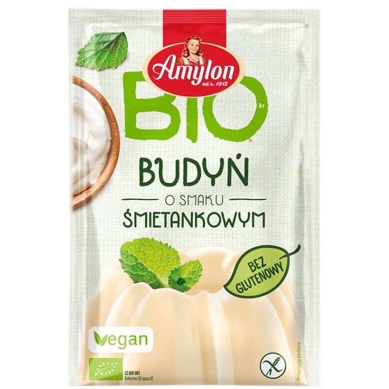 Budyń śmietankowy bezglutenowy BIO 40 g
