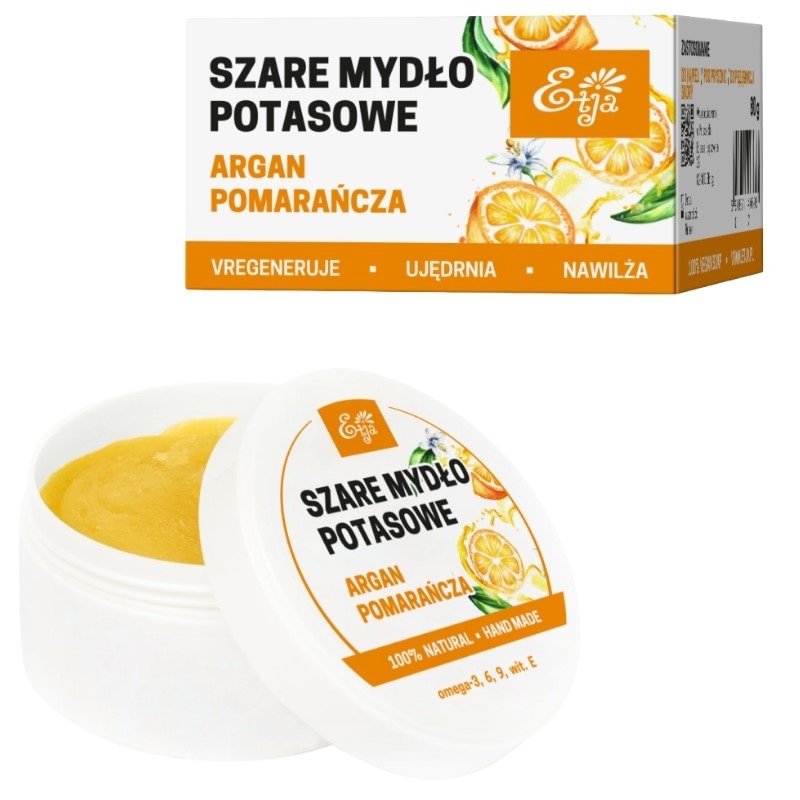Mydło 100% naturalne argan & pomarańcza 80g